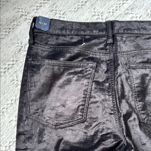 Lucky Brand Ava Velvet Black Skinny Pants - Picture 12 of 15